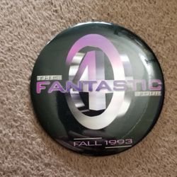 The Fantastic four Movie , 1993 Button. Not Released .