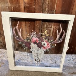 Antique Window Decor Large