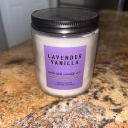 Bath & Body Works Lavender Vanilla Single Wick Candle 