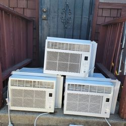 3 General Electric 6,000 BTU Air Conditioners