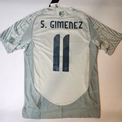 Mexico 24/25 S. Giménez #11 Home Copa América Jersey Size Large