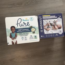 Size 4 and size 5 Diapers
