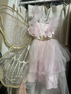 Pottery Barn Kids Costume Fairy 4-6 With Light Up Wings 