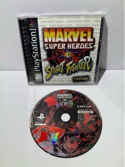 Marvel Super Heroes Vs Street Fighter PlayStation 1 PS1 Complete / CIB Tested