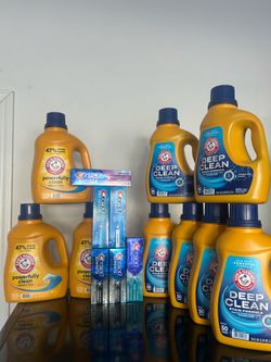 Arm and hammer plus toothpaste everything $80