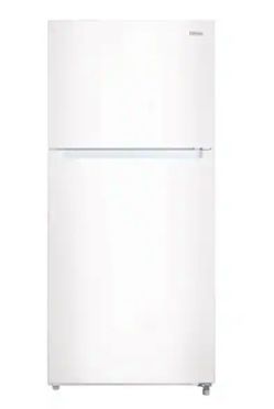 18.1 cu. ft. Top Freezer Refrigerator with Adjustable Glass Shelving in White, Garage Ready
