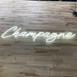 Neon Sign - Champagne 