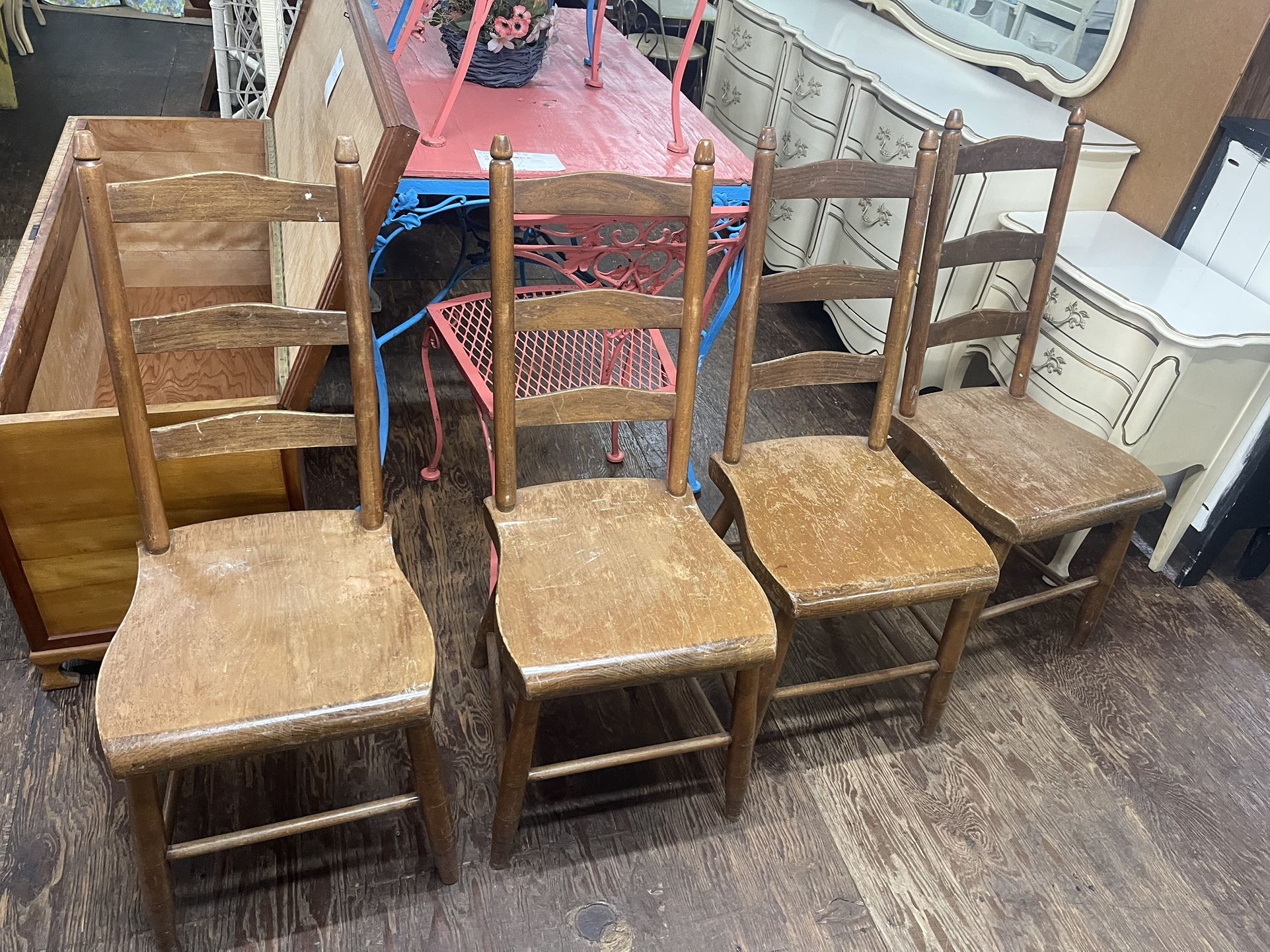 Set Of Four Antique Chairs