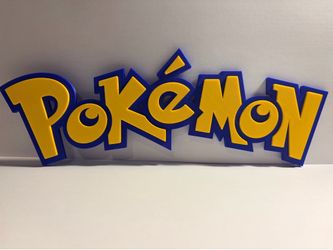 Pokémon 3D printed logo
