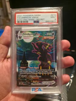 Pokemon Umbreon vmax psa 9