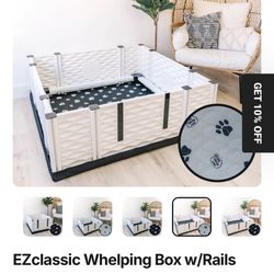 Whelping box 48x48x18