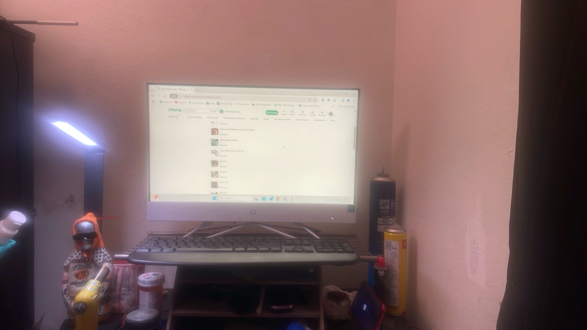 HP windows 11 Home PC W/ Wireless Keyboard And Mouse