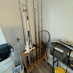 Fishing Gear; Rods, Reels, Lures, Rigs, Tackle Boxes, Misc Supplies And Equipment 