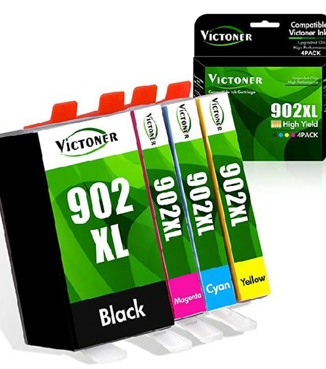 New! Compatible HP 902XL High Yield 4pk Ink Cartridge