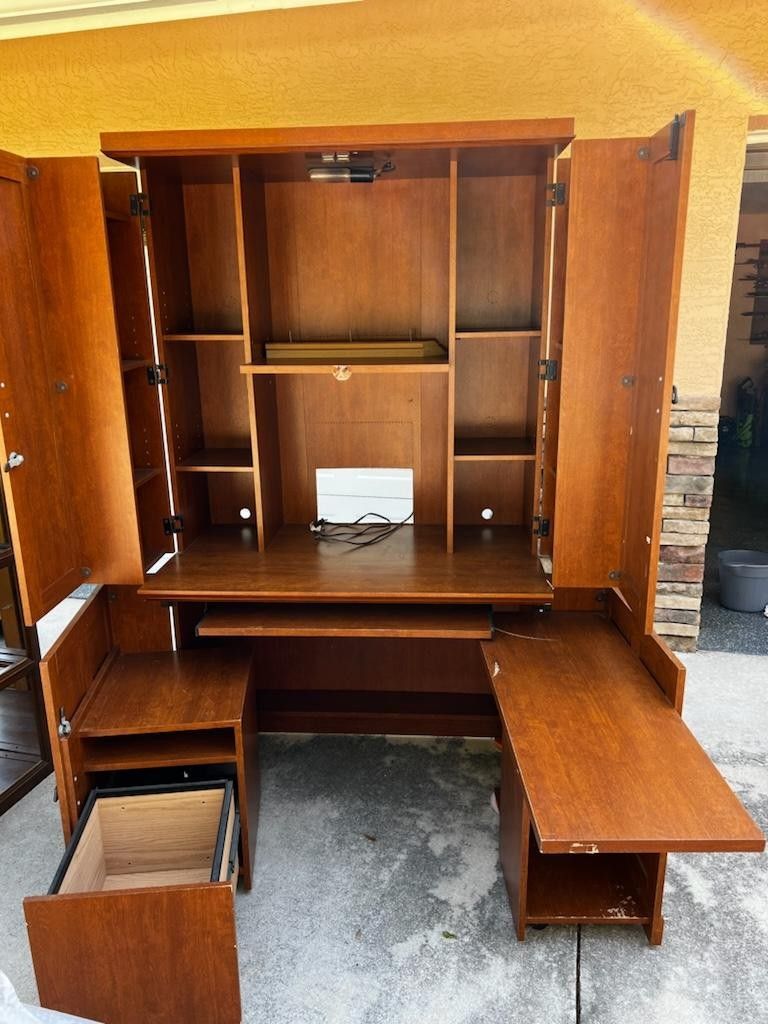 Large Wooden Home Office Desk