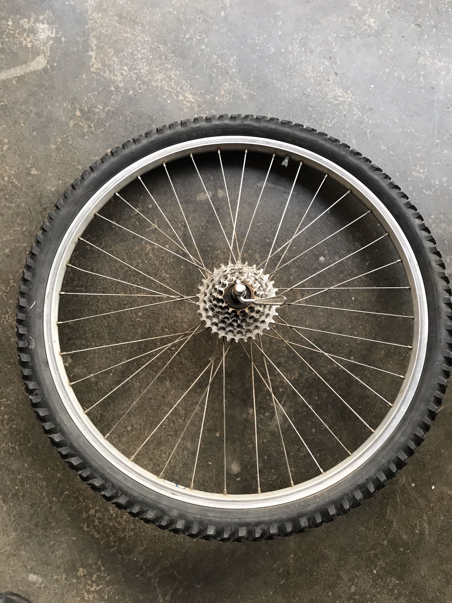 26” Kenda Bike wheel