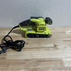 Ryobi Corded Electric Belt Sander Used Good Working Condition 