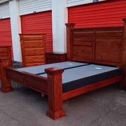 King Size Bedroom Set With Boxspring 