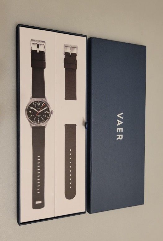 Vaer A5 Field Black Automatic Wrist Watch