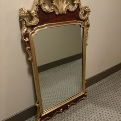 Stunning Authentic La Barge Gold Gilt French Provincial Style Mirror