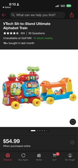 Train ride on for toddlers play set
