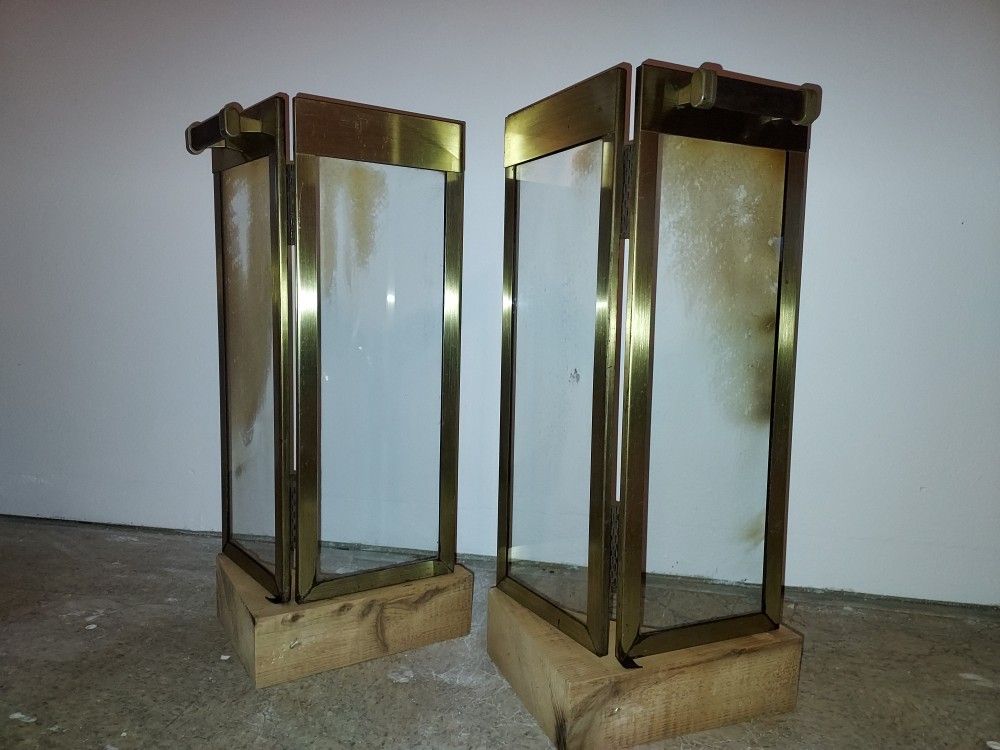 Fireplace Doors, Bronze With Handles Nice