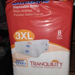 4 Pkgs.Male Disposable Briefs