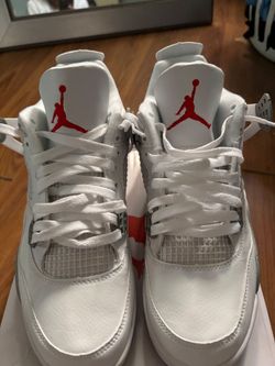 Air Jordan 4 White Cement Sneakers