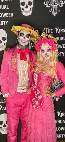 Couples Costume Dios de los Muertos Barbie and Ken