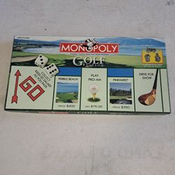 Monopoly Golf Edition Board Game In Excellent New Condition (Is Complete Nothing Missing)