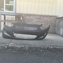 2012 To 2013 Hyundai Accent Front Bumper #B668 HY1000 188 