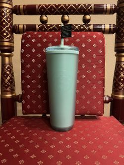Starbucks 2025 Summer Seafoam Mint Green Soft Touch Hot/Cold Venti Tumbler