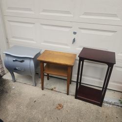 Night Tables $10/ea or all 3 For $25