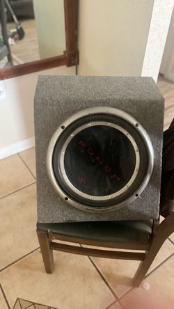 12” subwoofer  in box “PUNCH”