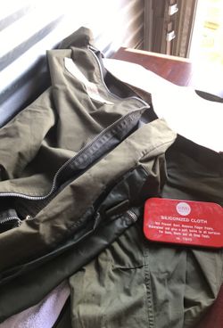 Military Bag with Items, Camo Pants, Cleaning Kit, Map, Survivor kit