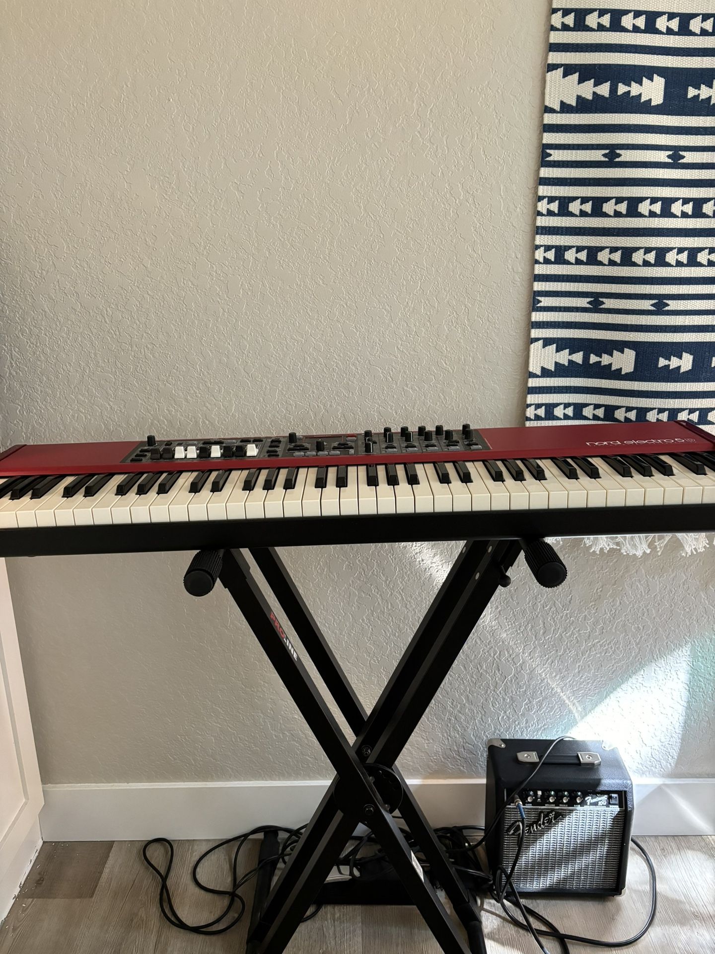 Perfect Condition Nord Electro 5D Semi Weighted Waterfall 73 Keys