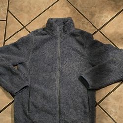 Uniqlo Women's Size Small Dusty Blue Fleece Jacket