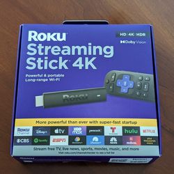 NEW/Sealed Roku Streaming Stick 4k