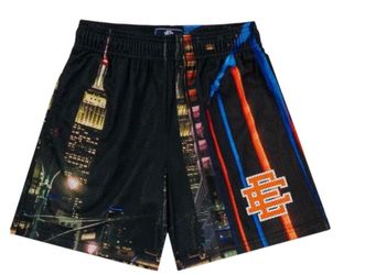Eric Emanuel New York Mesh Shorts Size M Black/White – Excellent Condition