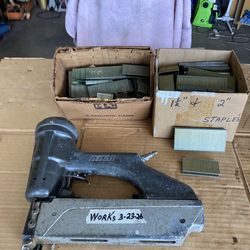 Dou-fast air, staple gun