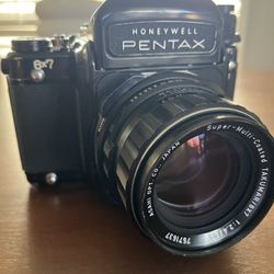 Pentax 6x7 Film Camera Medium Format