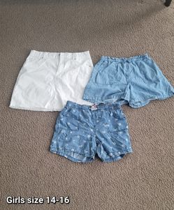 Girls Shorts/skirt Size 14/16