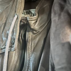 Genuine Leather Short Length Jacket 