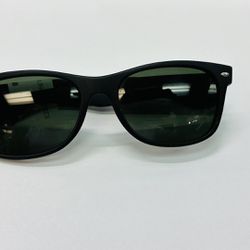Authentic Rayban Rb2132 New Wayfarer Black Sunglasses 