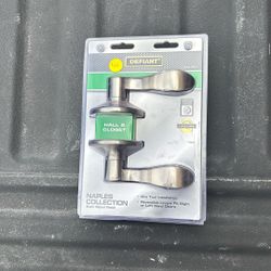 Defiant Hall & Closet Door Locks Satin Nickel Finish