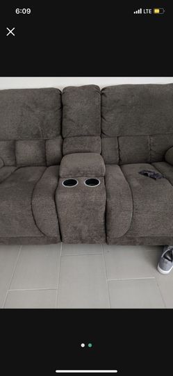 Brown Sofa And Matching Loveseat All Recline 