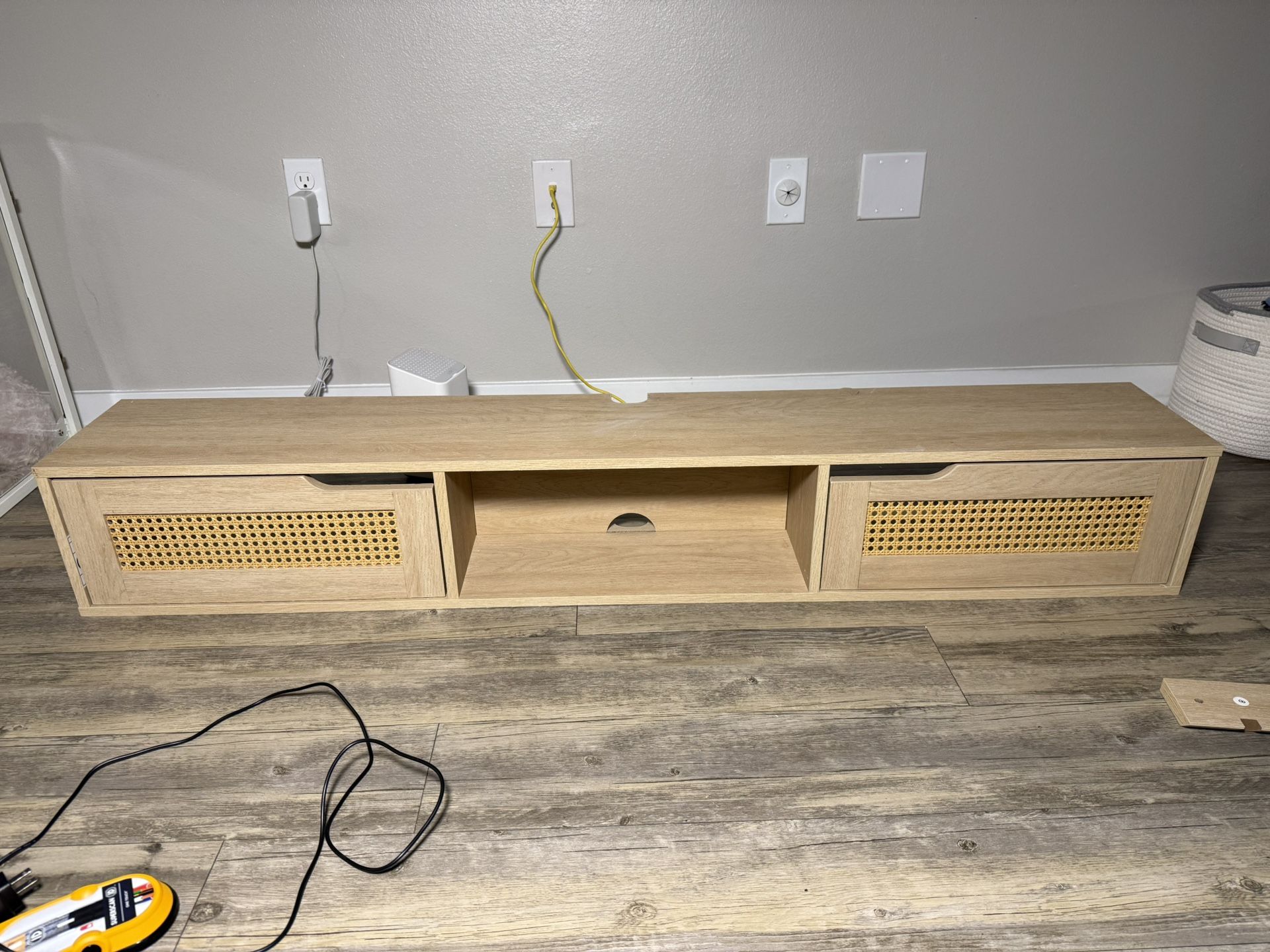 Boho Floating Tv Stand