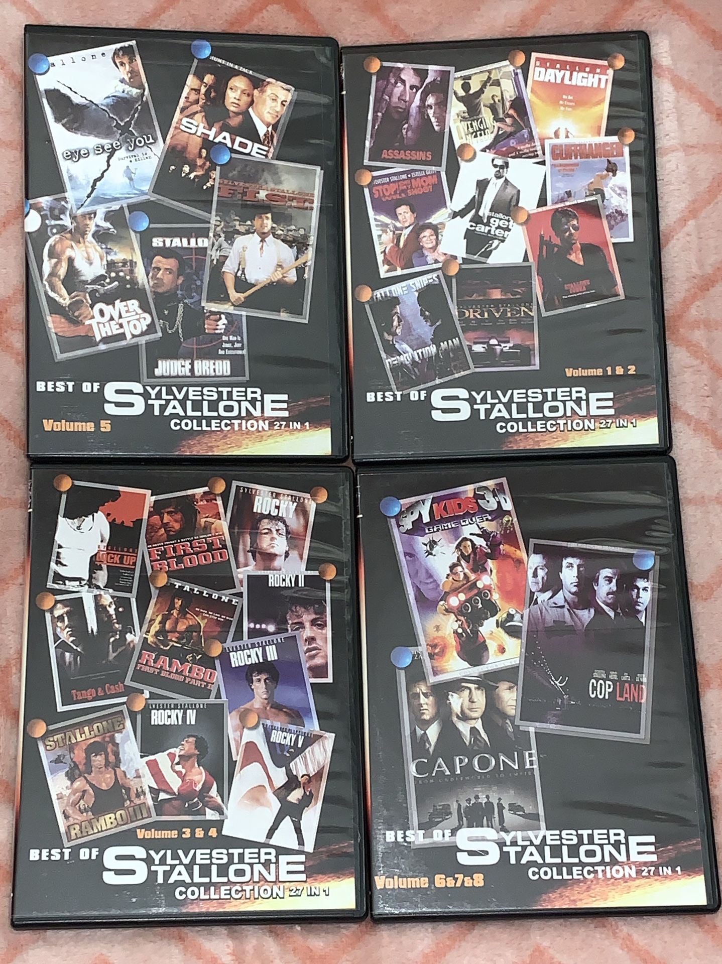 Sylvester Stallone Collection 27 in 1 & Rocky Balboa DVD