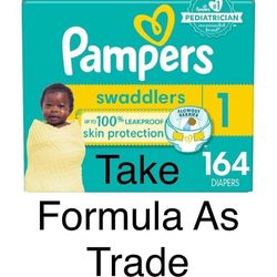 Pampers size 1 Swaddlers  Diapers Pañales