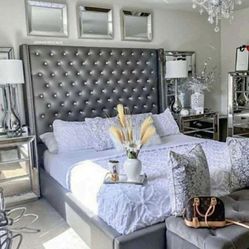 Modern Bed frame and bedroom sets at the Lowest Prices- zero interest financing- shop now pay later. 